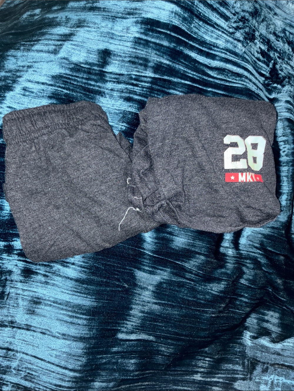 2 pairs Kids Dark Gray Athletic Shorts